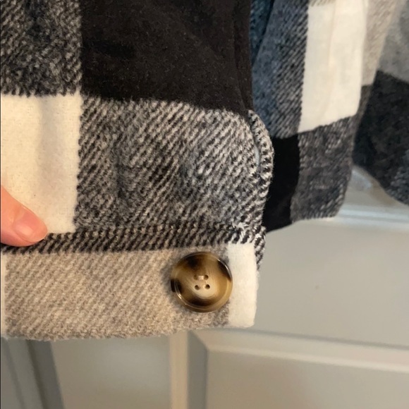 Plaid Flannel Shacket - Picture 2 of 6